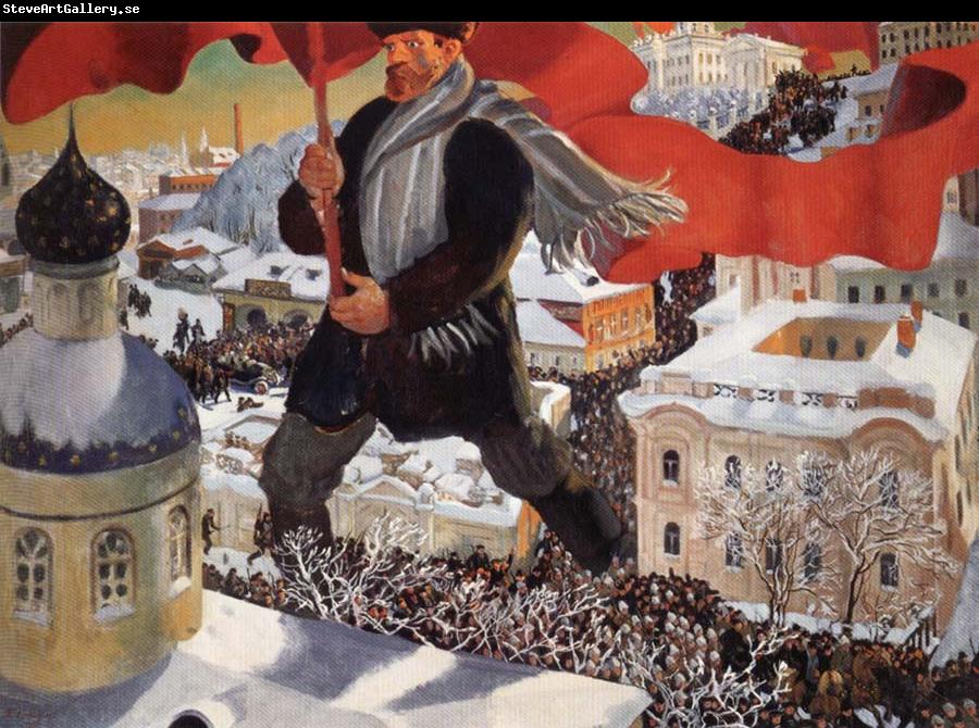 Boris Kustodiev Bolshevik